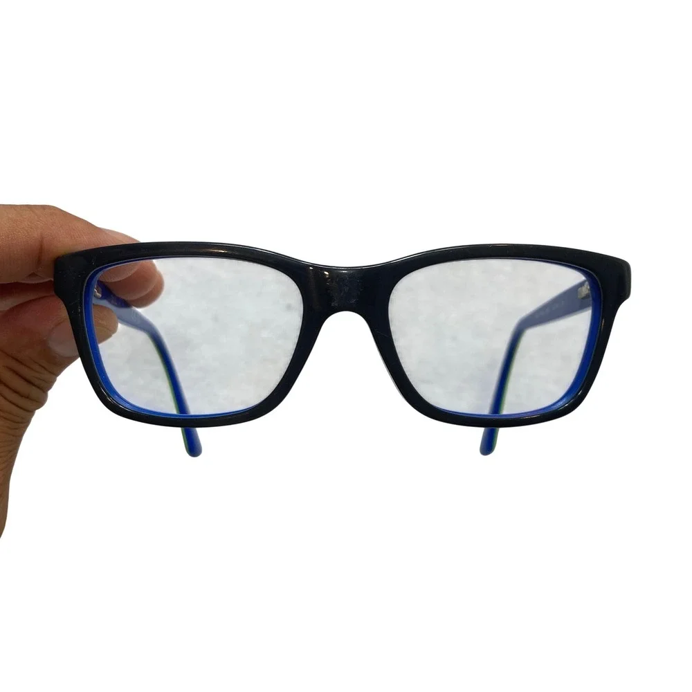 Ray-Ban RB1536 3600 Eyeglasses Frames Kids Blue Black Rectangular 48mm